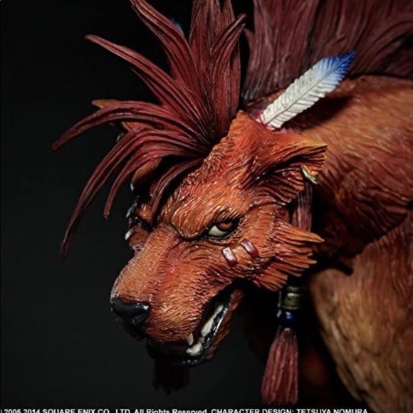 FF7 Advent Children Red XIII Nanaki Play Arts Kai - Picture 3 of 8